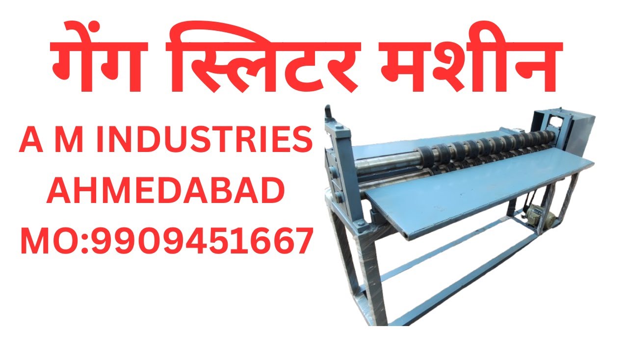 gang slitter machine for light sheets