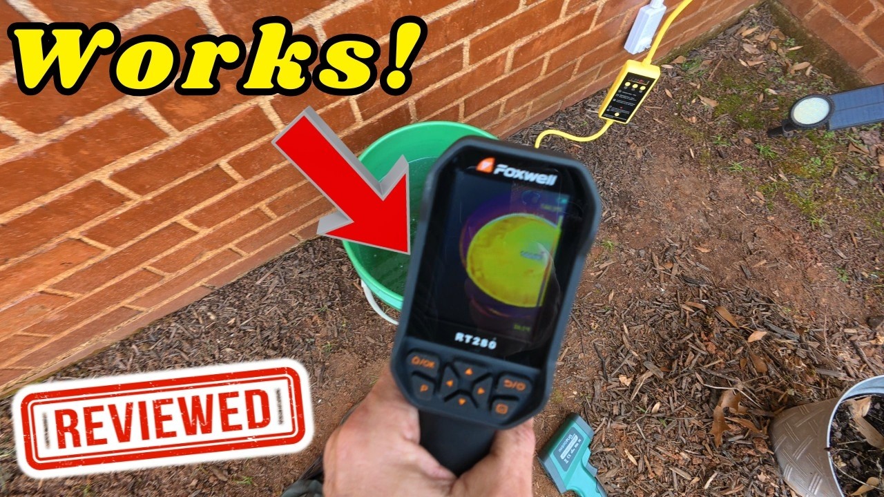 FOXWELL Thermal Imaging Camera with Laser (Testing/Review)