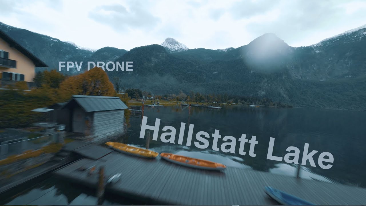 Hallstatt lake - Austria (Hallst&auml;tter See) | Cinematic FPV drone diving | 4K