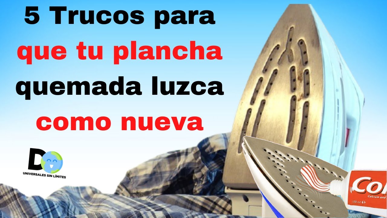 5 Trucos Para Limpiar Una Plancha Quemada y dejarla como Nueva