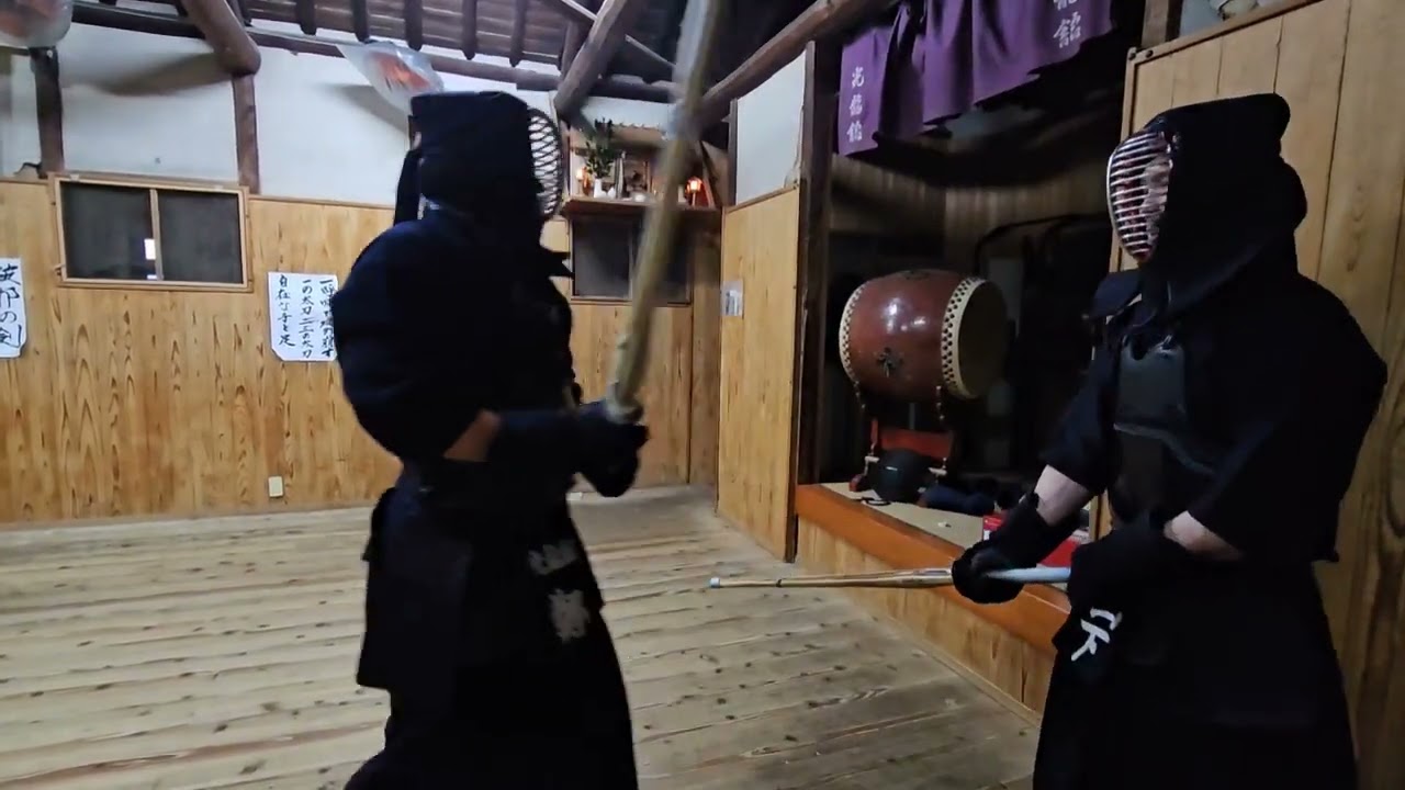 23.12.31光龍館納会稽古。山下渉先生。