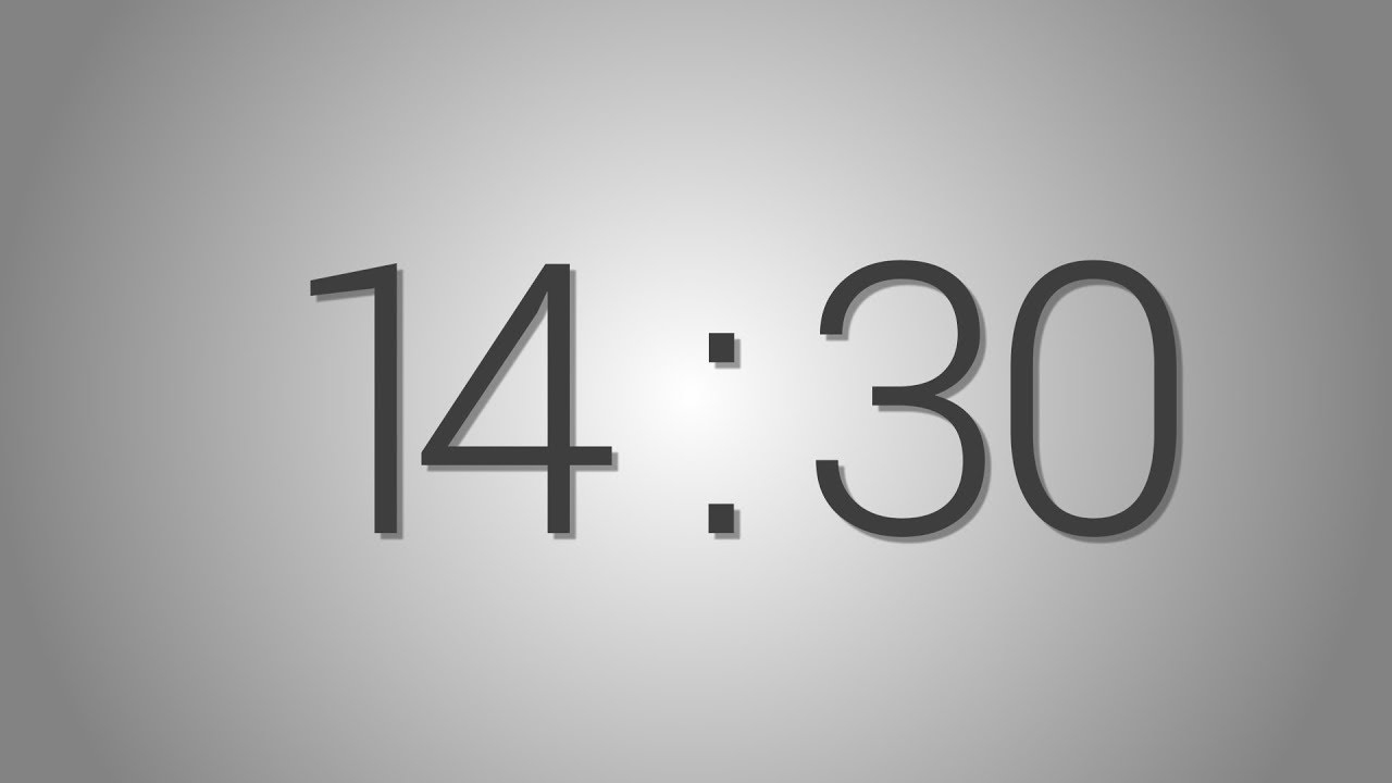 14 Minutes 30 seconds countdown Timer - Beep at the end | Simple Timer (fourteen min thirty sec)