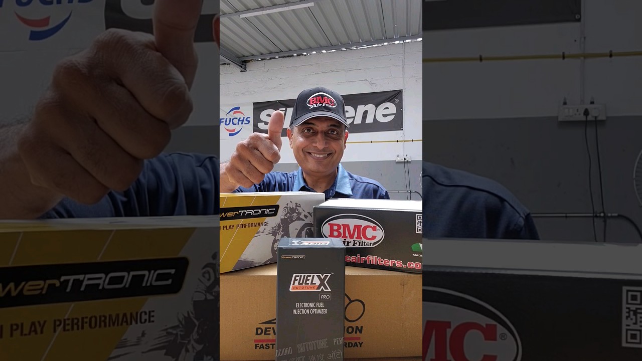 Сделай свой мотоцикл быстрее #bigbearbangalore #fuelx #bmcairfilters #deilevolution #powertronics