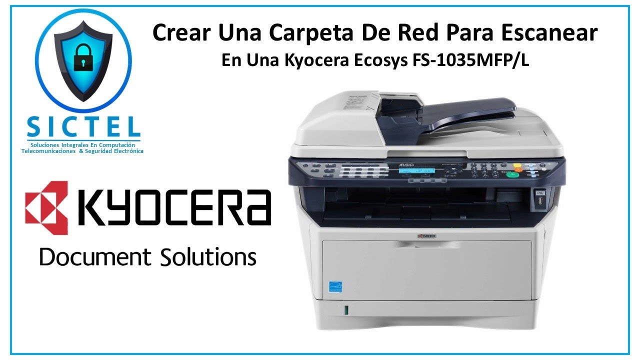 Creando La Carpeta Compartida De Escaneo Desde La Aplicación Scan To SMB En Una Impresora Kyocera