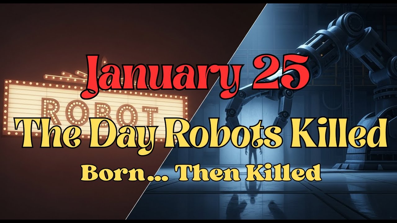 The Curse of January 25:The Day the Word 'Robot' Was Born, and When It First Killed. #Mystery #Robot
