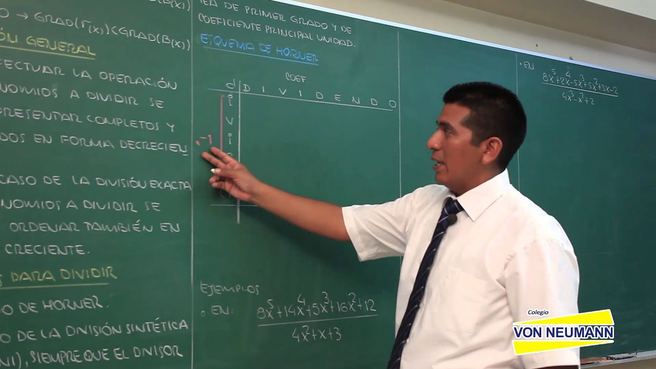 ALGEBRA - División de polinomios - [HD]