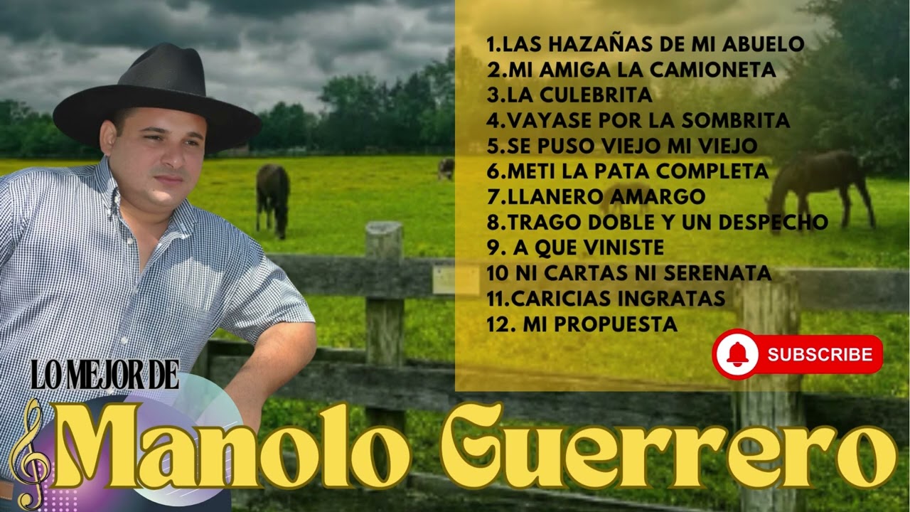 🎶 Lo Mejor de Manolo Guerrero 🎶