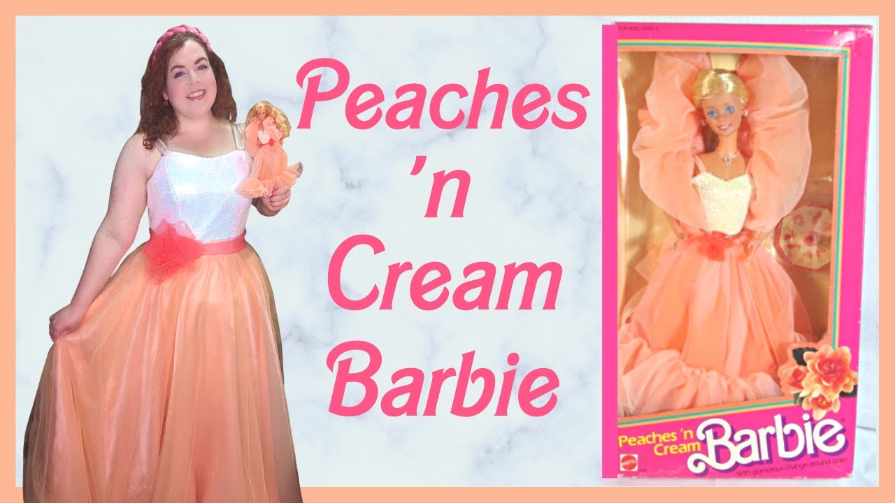 Making a Giant 1980's Barbie Ballgown -- Peaches n Cream Barbie