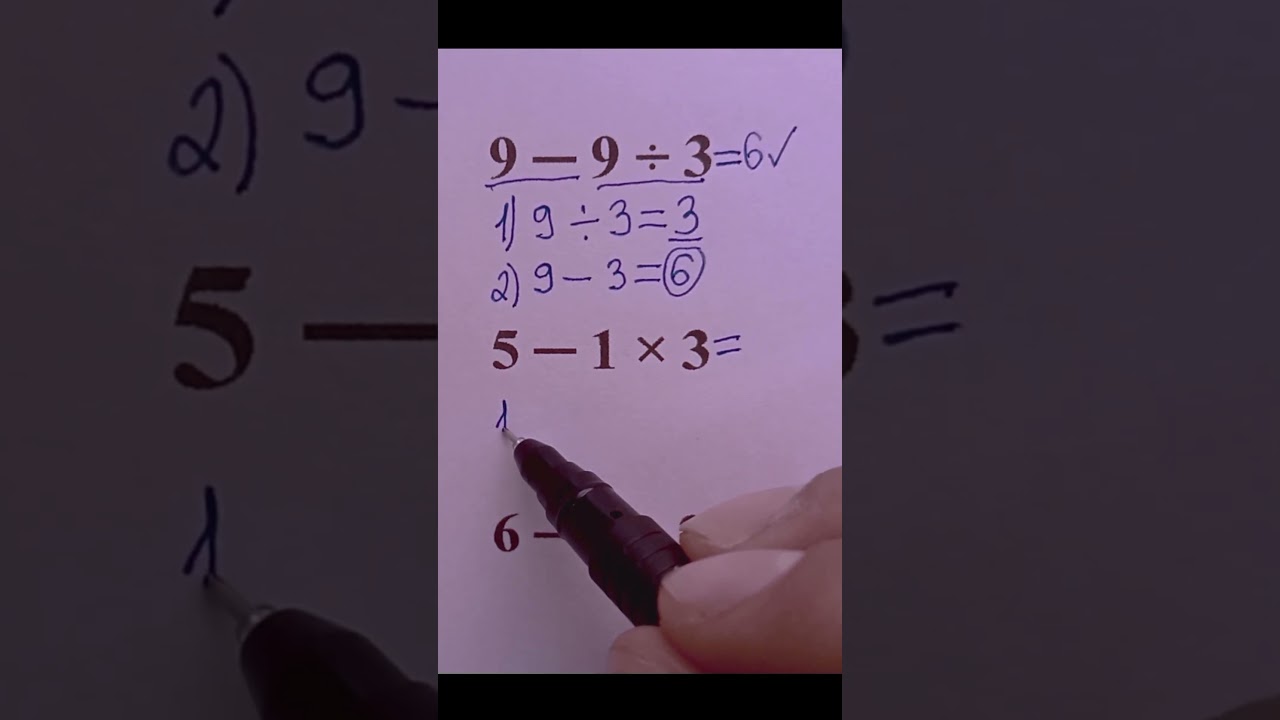 Math Easy Trick &ndash; Solve Expressions Fast and Right #mathtrick #maths #mathematica #mathstricks