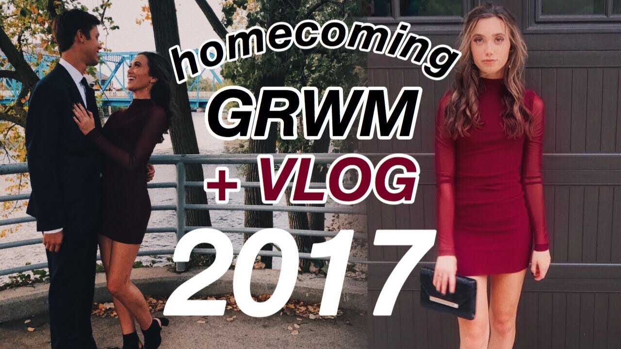 homecoming 2017: get ready with me + vlog | Hannah Meloche