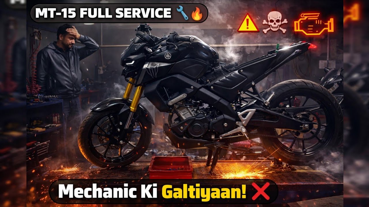 MT 15 Full Service Secrets Revealed 😱 Mechanic Aapko Nahi Batayega! 