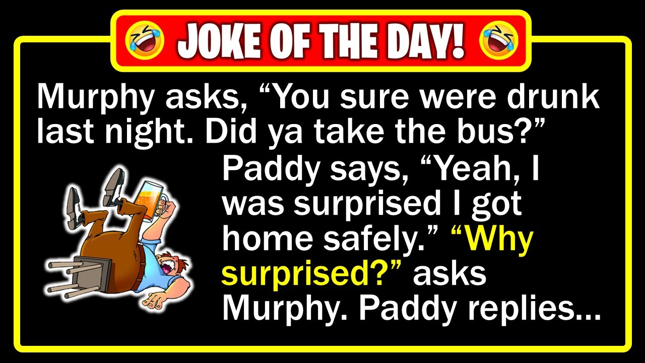 🤣 BEST JOKE OF THE DAY! - Drunk escape plan ends with a very big surprise!!! | Funny Dad Jokes