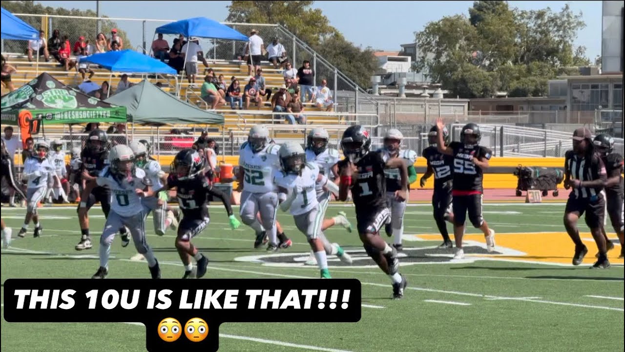 I Finally Got To See Mega 10U Play And They Dominated!!! 😳😳 31-0 Win Over Stagg Elite