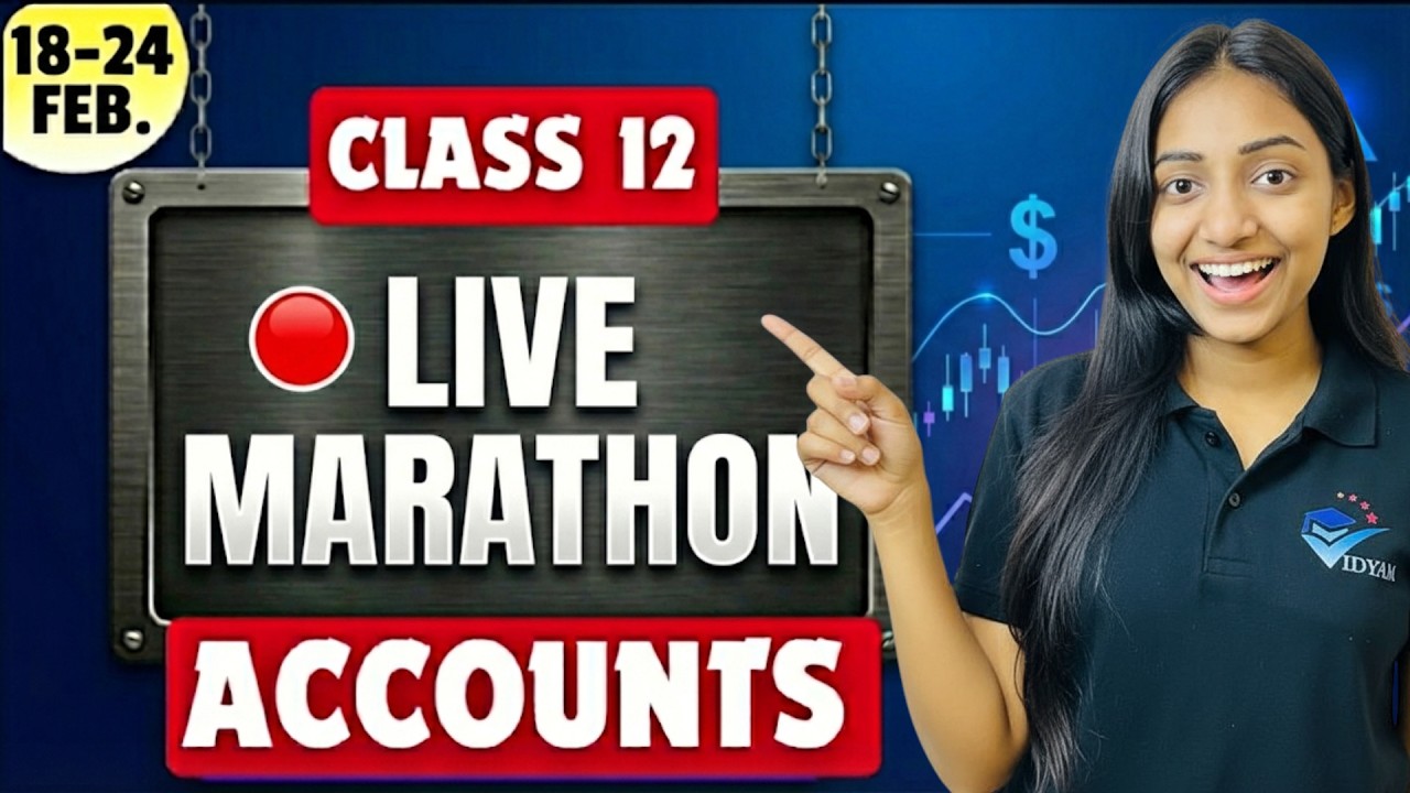 🔴 LIVE MARATHON CLASS 12th ACCOUNTANCY SCHEDULE II DON'T MISS THIS❌