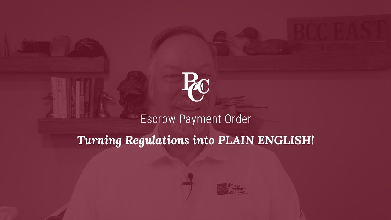 Escrow Payment Order
