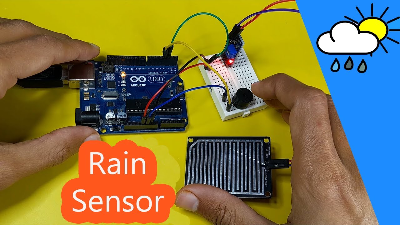 Как использовать датчик дождя с Arduino 🌧️