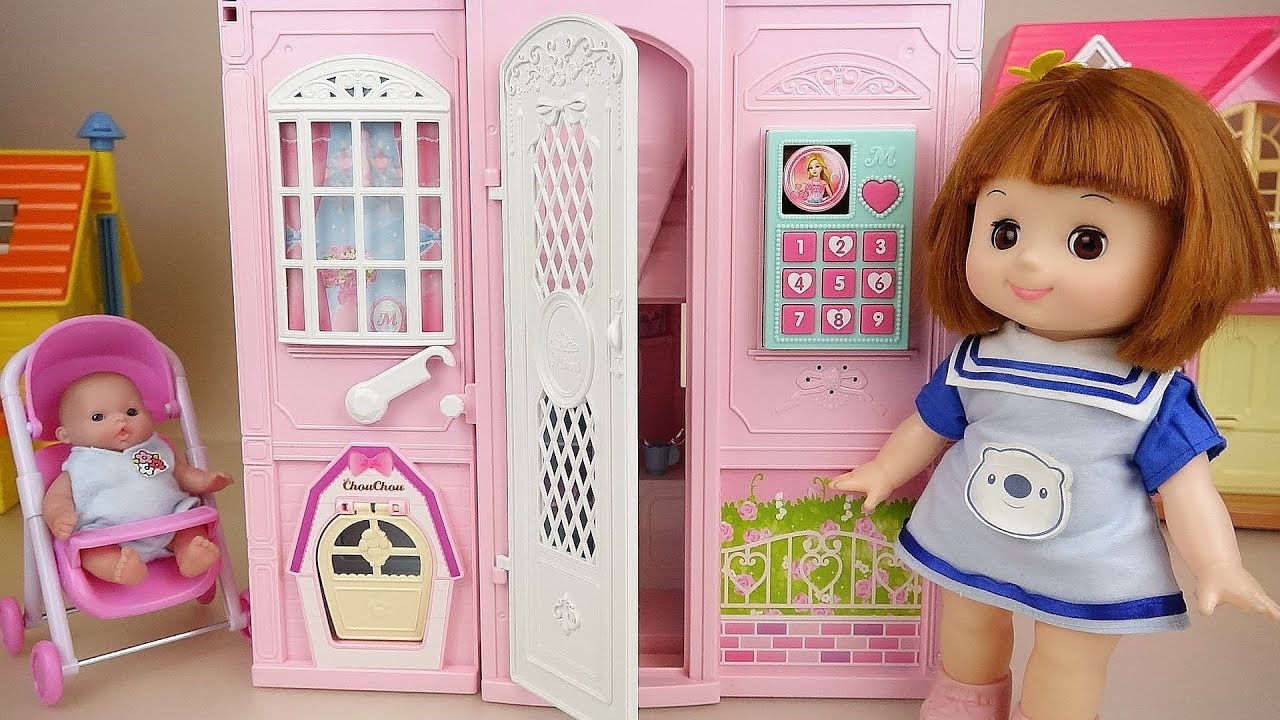 Baby doll house toys kitchen play Baby Doli