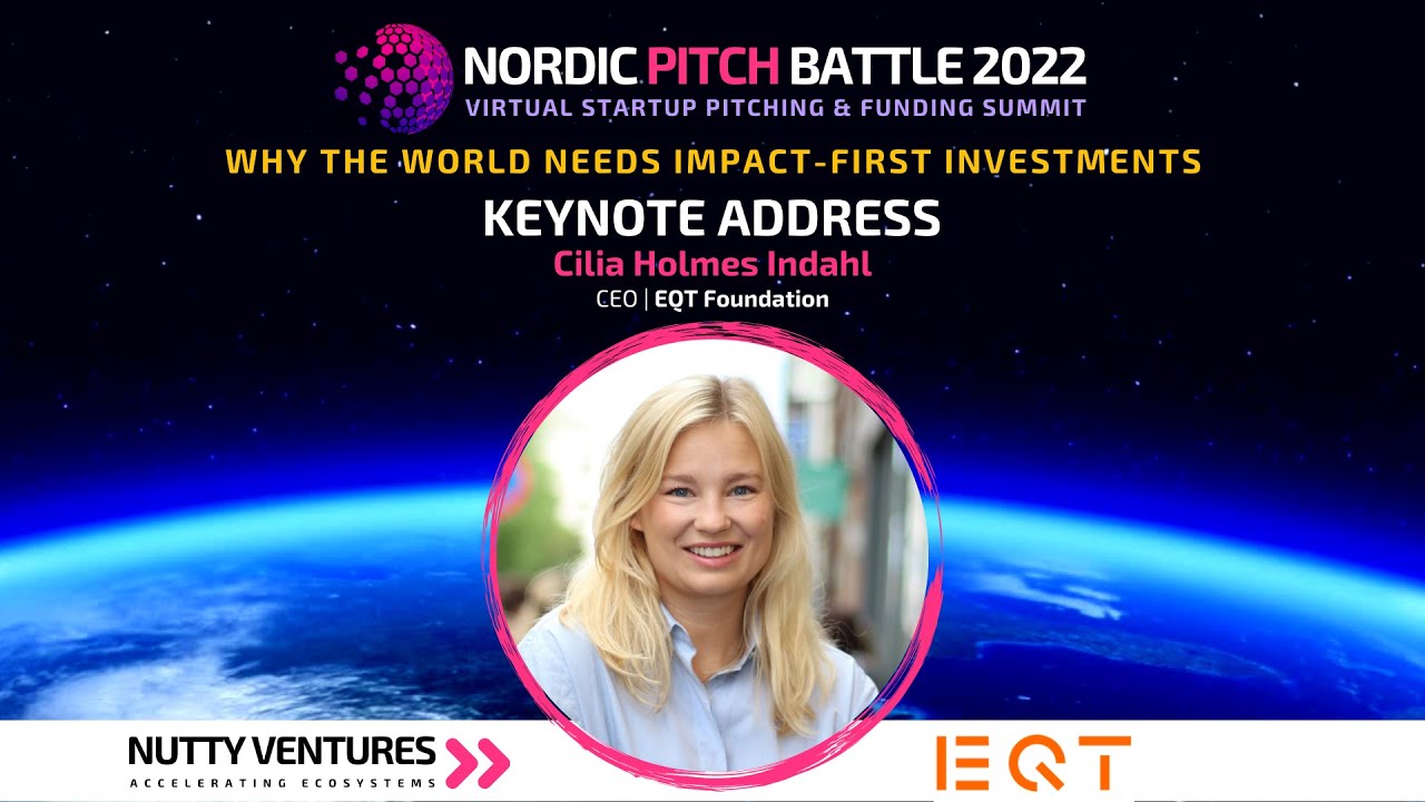 KEYNOTE: Cilia Holmes Indahl at the Nordic Pitch Battle 2022