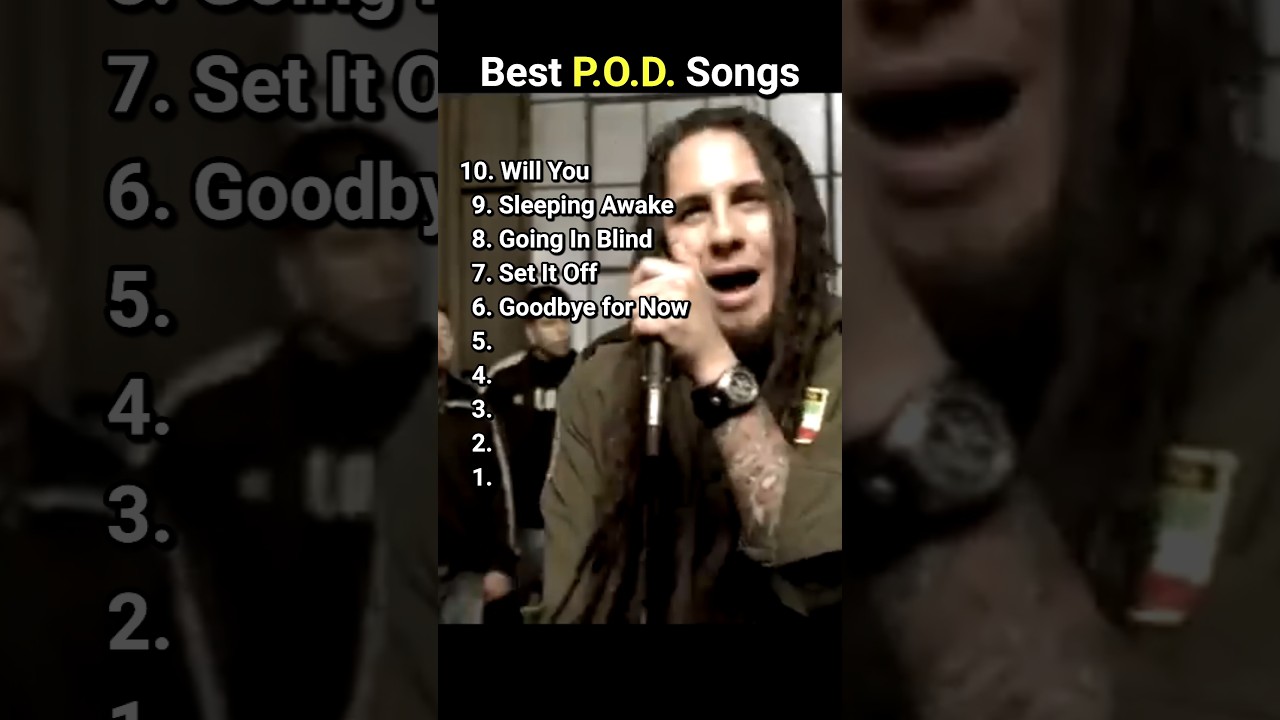 Top 10 Best P.O.D. Songs #p.o.d. #top10 #bestsongs #bestmusic