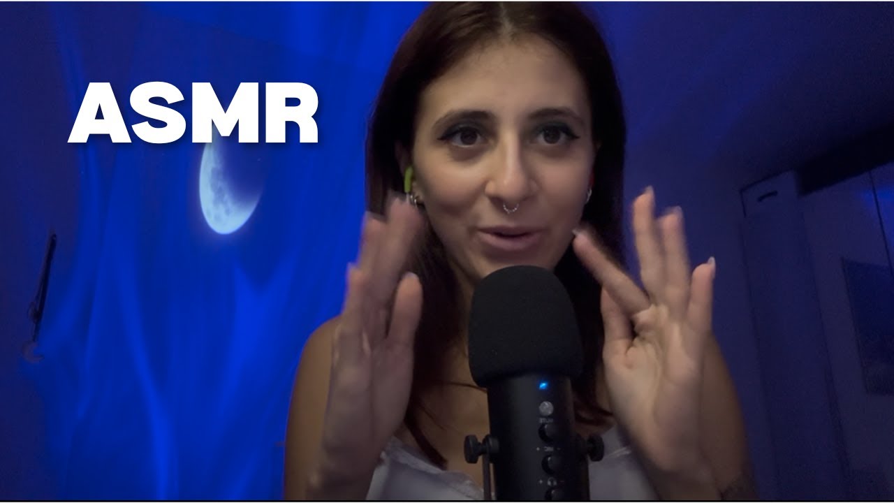 Il mio primo video asmr 💙​ #asmr #goodnight