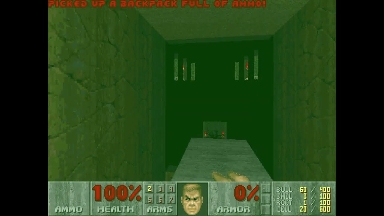 Doom II level 11, Circle of Death: Skipping the keys