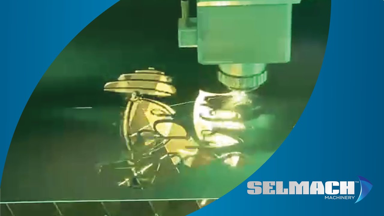 Morgan Rushworth XR Laser Cutting machine in action