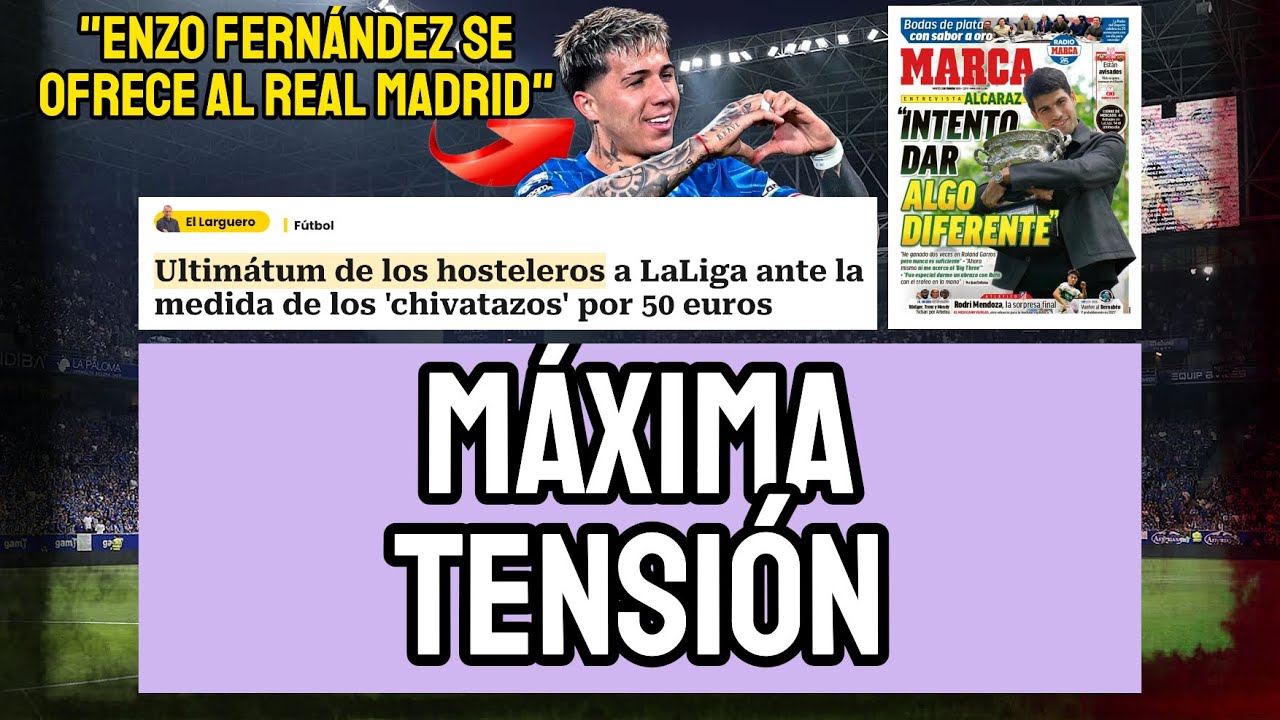MÁXIMA TENSIÓN: LOS HOSTELEROS VAN A POR JAVIER TEBAS | HAALAND O JULIÁN ÁLVAREZ AL BARCELONA