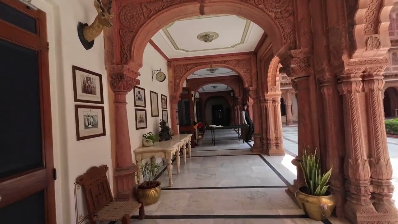 Hotel Lakshmi Niwas Palace from inside !!