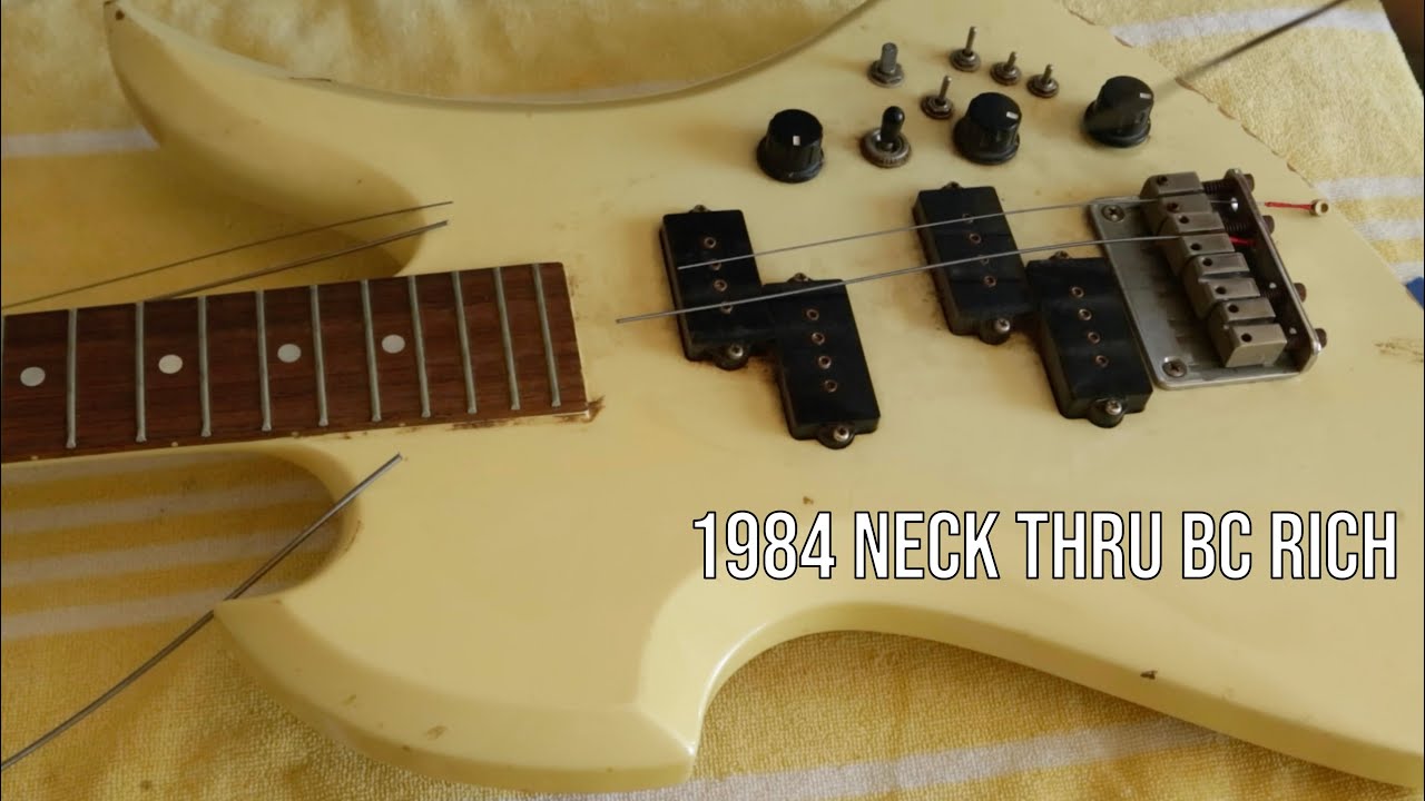 Abused 1984 BC Rich Mockingbird Bass- Market Place Score !