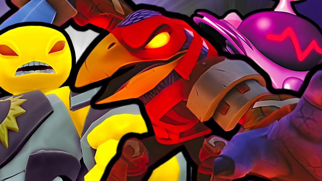 Светлые и темные злодеи Skylander сбивают с толку