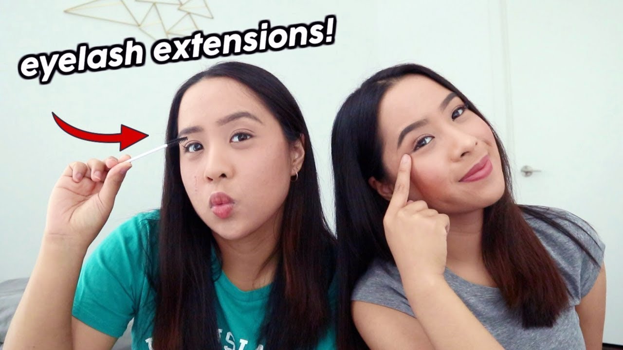 Our Eyelash Extension Experience! | The Caleon Twins