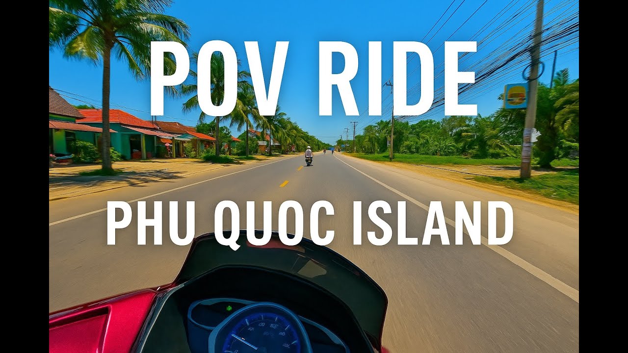 POV Ride Through Duong Dong | Phu Quoc Island, Vietnam