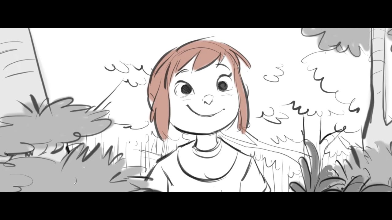 A sequence from Nimona - Nimona and Gloreth, 'Truth' - Storyboard Animatic