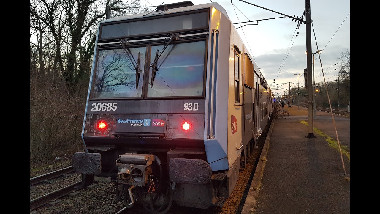 RER🟩Ligne D🟩: Corbeil-Essonnes (91) ➡ La Borne Blanche (Oise) en Z 20500 livrée IDFM