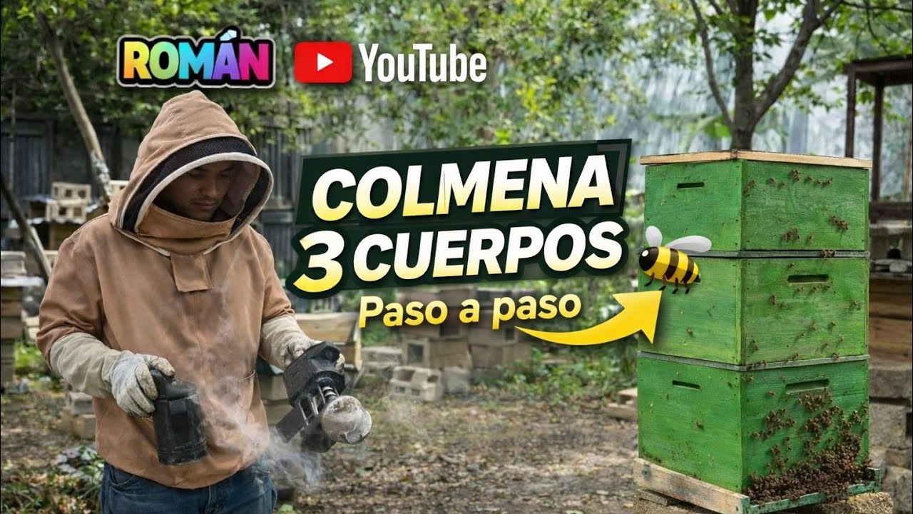 Paso a paso armando una colmena de tres cuerpos | Seguridad primero