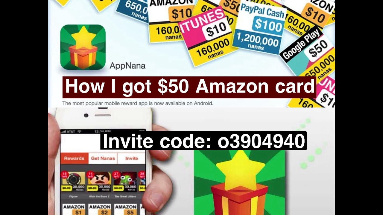 AppJoy (2015) -how I got and redeemed $50 Amazon gift card(proof)invitation code:j6739403