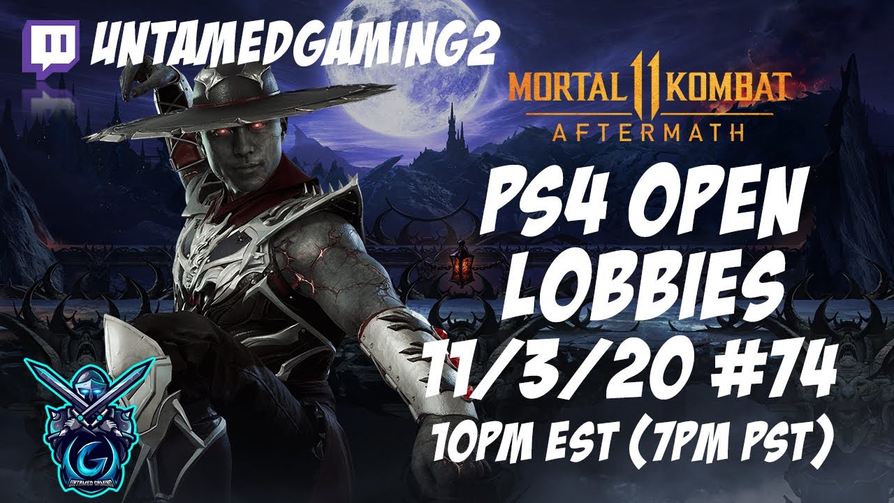 MK11 Aftermath PS4 Open Lobbies #74 11/3/20