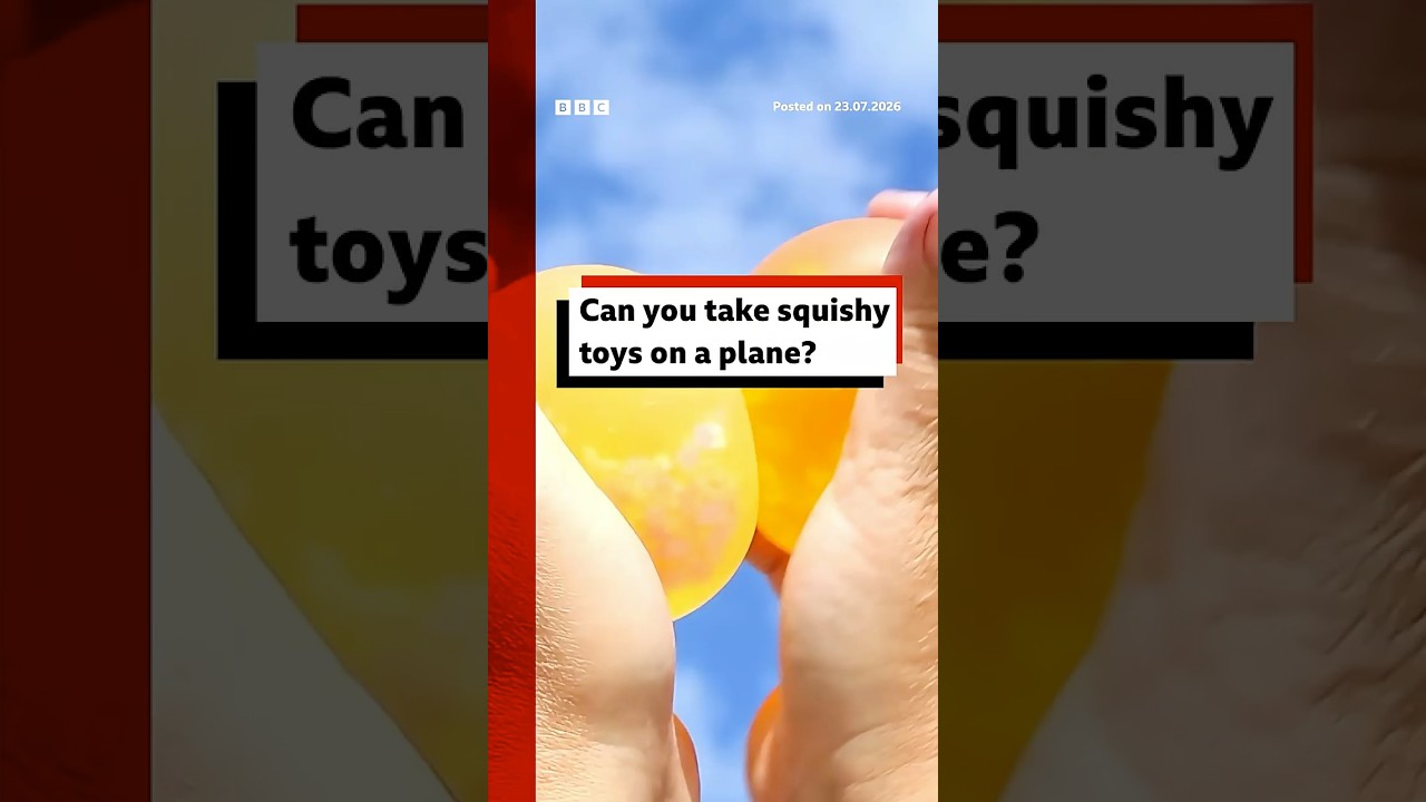 Can you take squishy toys on a plane? #Squishy #Toys #BBCNews