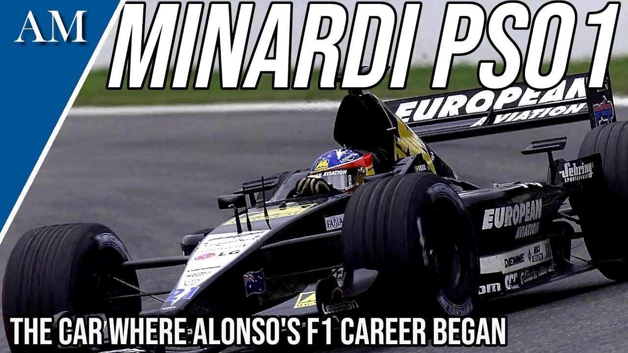 FERNANDO ALONSO'S FIRST F1 CAR! The Story of the Minardi PS01