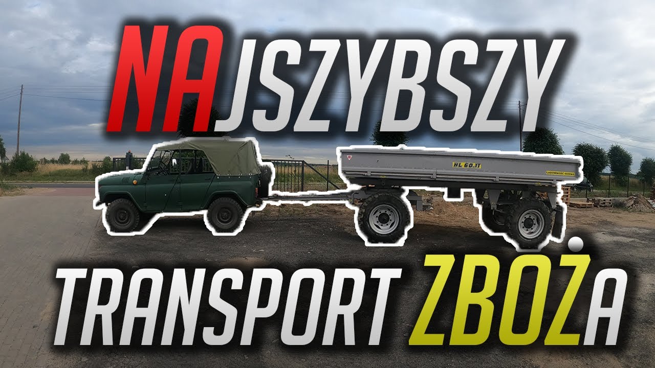 UAZ 469B  I Prezentacja  I Najszybszy ciągnik I Najszybszy transport zboża I