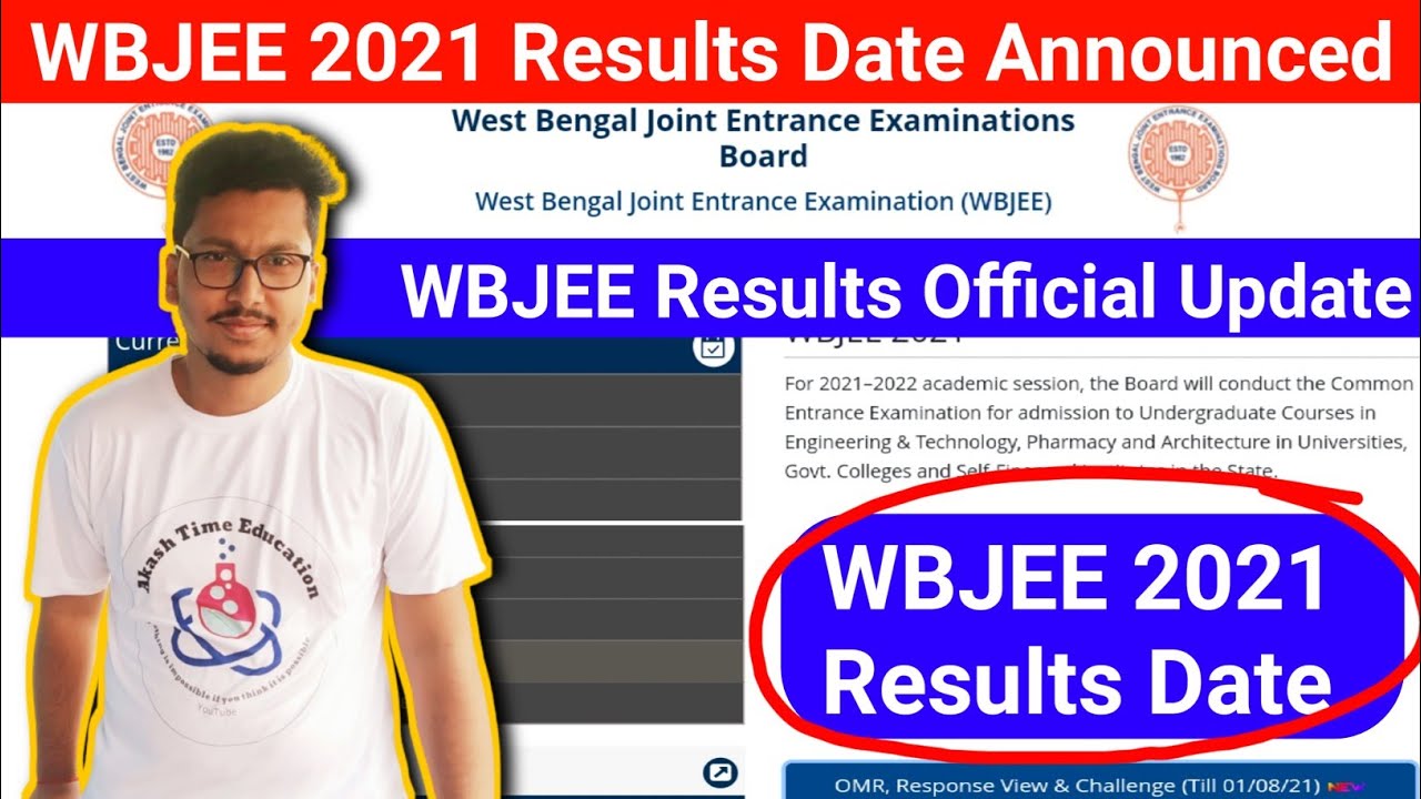 WBJEE 2021 Results Date Announced 🥳🥳 || WBJEE Official Results Date 2021|| WBJEE 2021 Latest Update