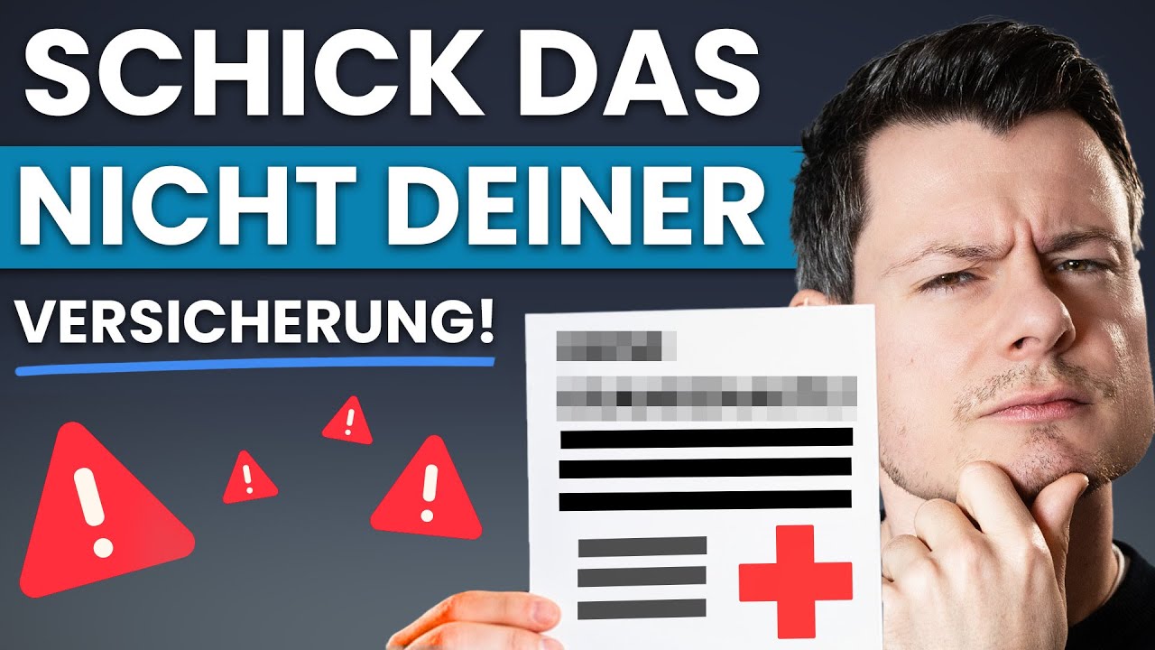 PKV und BU-Versicherung: Sei bei Abschluss NIEMALS zu ehrlich!