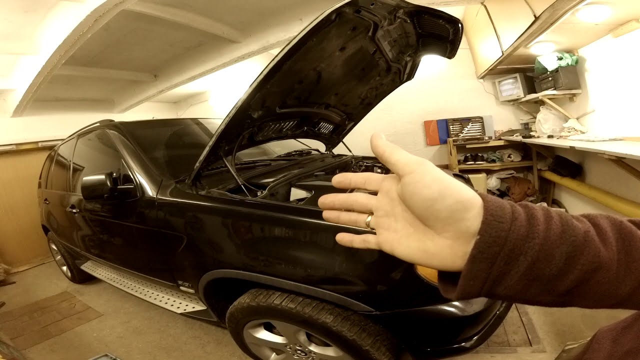 Запаиваю крышку клапанов BMW m54