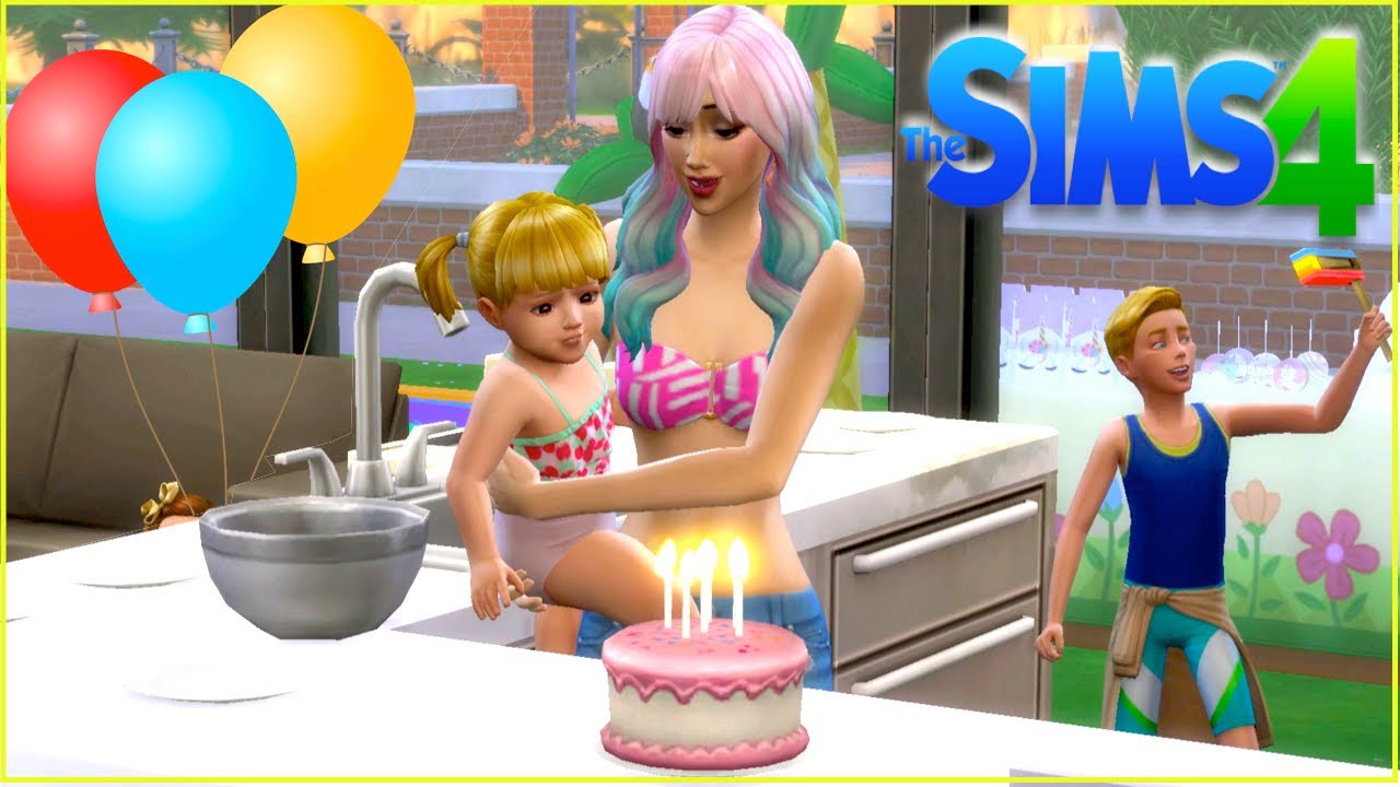 Sims 4 Bebe Goldie Primer Fiesta de Cumpleaños - Titi Plus Español