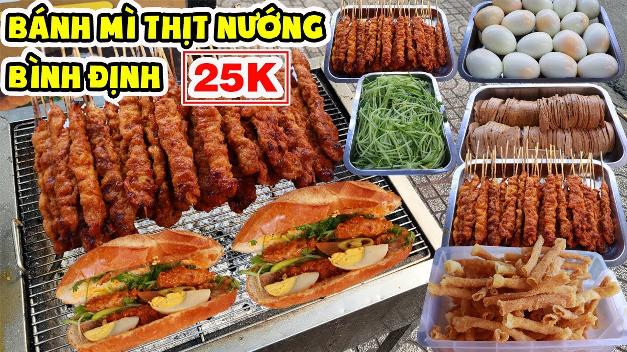 Ngon Lạ Bánh Mì Thịt Nướng 25K Không Bơ Không Pate Đang Xôn Xao Ở Vỉa Hè Quận Tân Phú