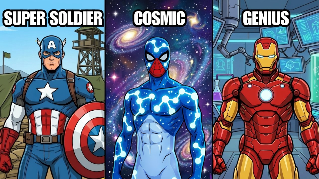 The 7 Levels Of Upgraded Marvel Heroes