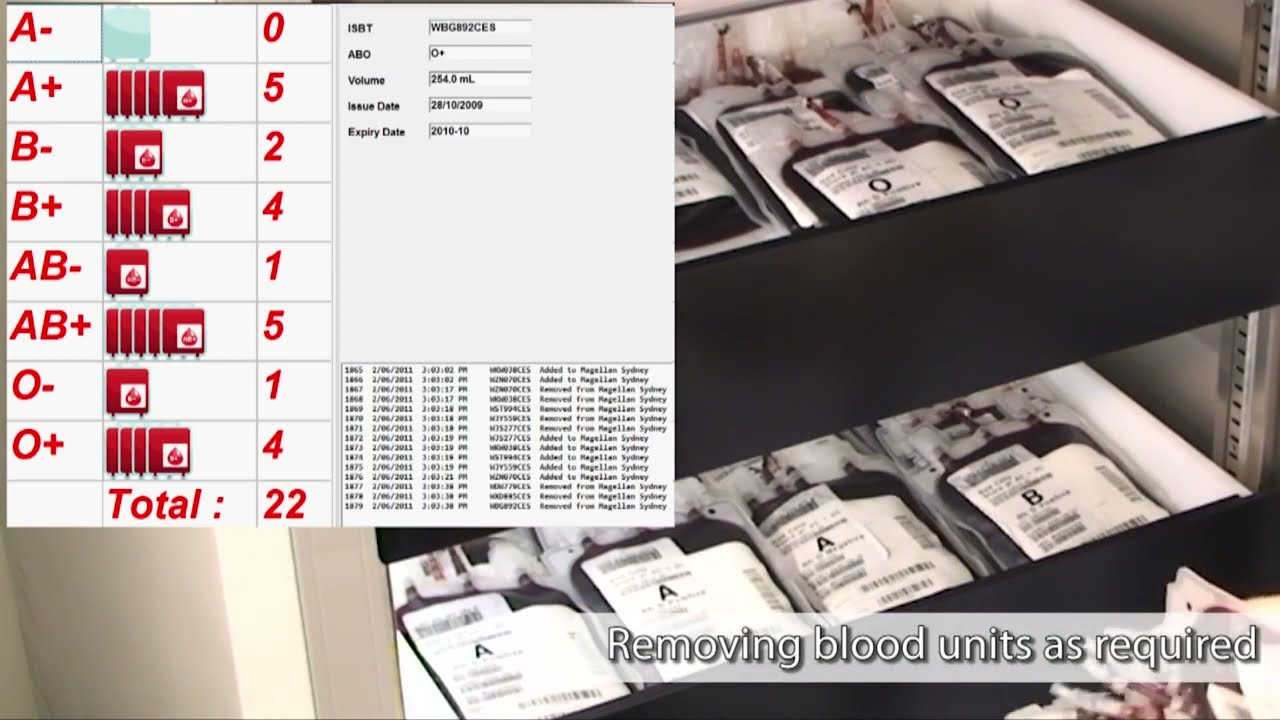 SATO PJM RFID - Blood Inventory Management