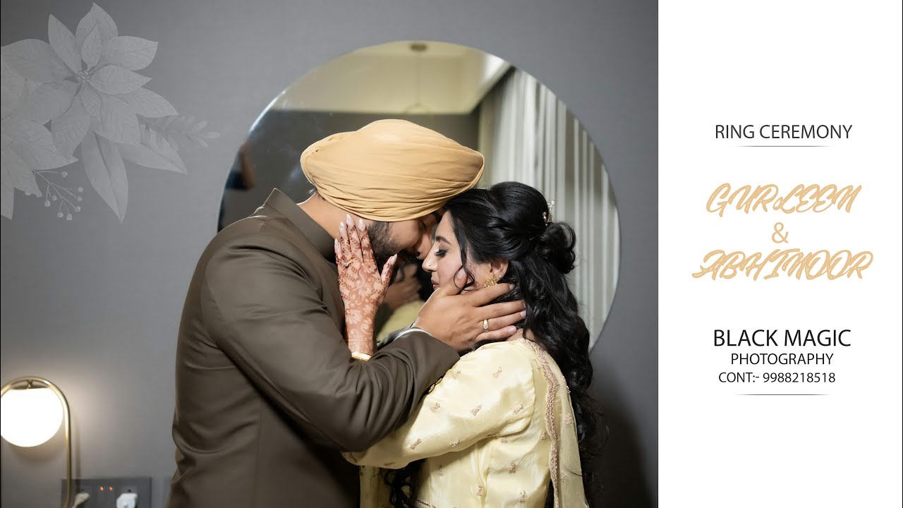 RING CEREMONY HIGHLIGHTS 2024 | GURLEEN & ABHINOOR | BLACK MAGIC PHOTOGRAPHY | INDIA