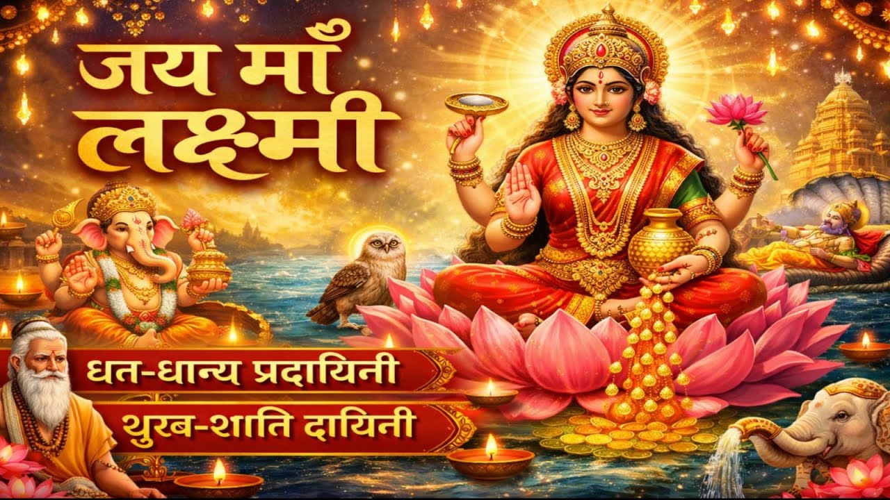 महालक्ष्मी भजन | घर में सुख-समृद्धि लाने वाला मधुर भजन | Jai Lakshmi Mata