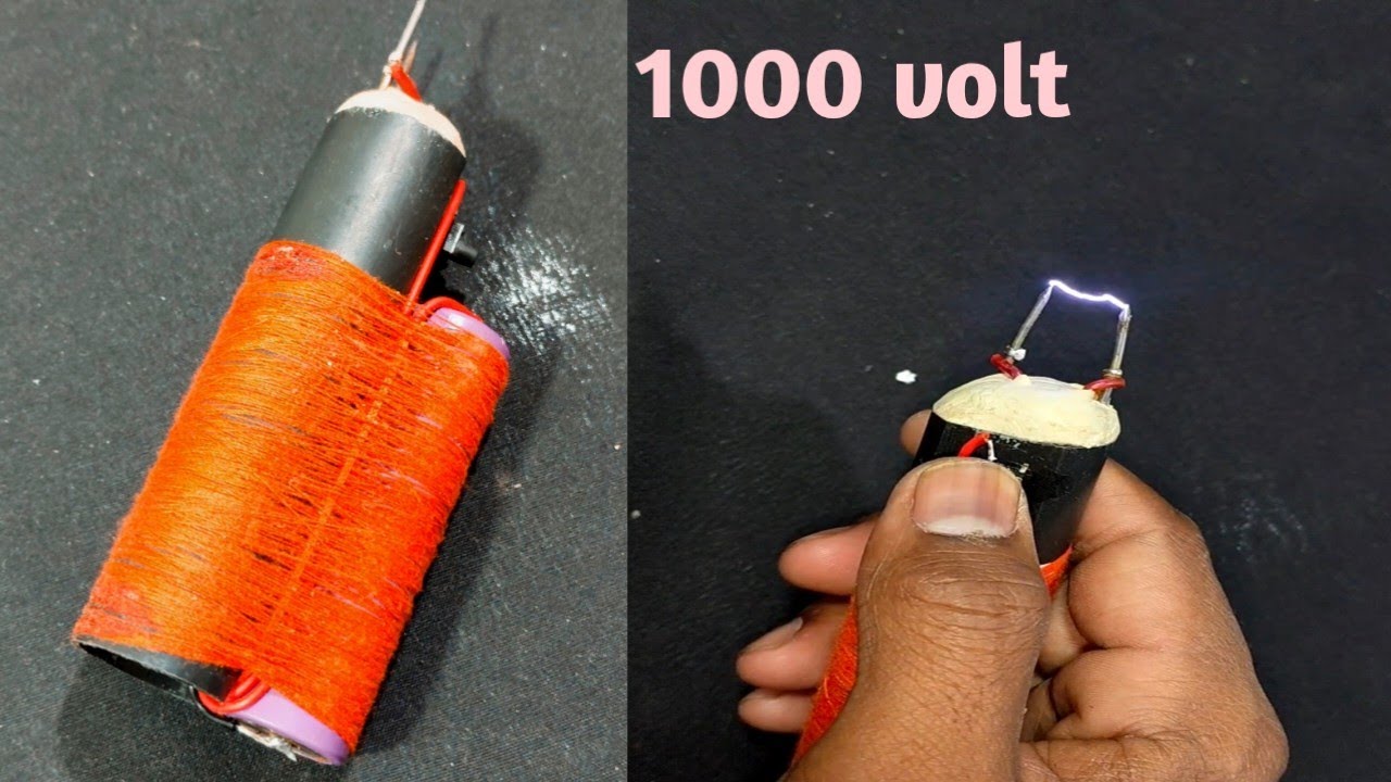 HIGH VOLT GENERATOR केसे बनाएं #1000 वोल्ट